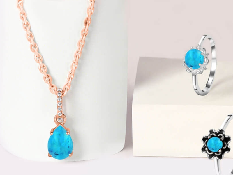 Latest Turquoise Jewelry In Rananjay Exports